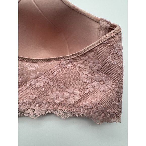 Maidenform One Fab Fit Everyday Full Coverage Racerback Bra 7112 Pale Pink 36C - Picture 6 of 9